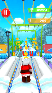 Subway Santa Runner Games 2023 apk For Android 2