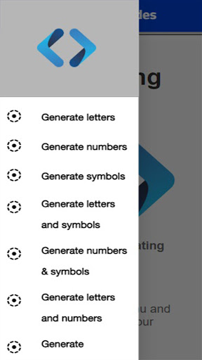 Generating codes Screen 2