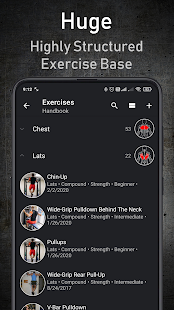 GymUp PRO - workout notebook Captura de pantalla