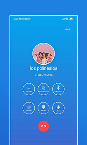 Captura de Pantalla 4 Fake Los Polinesios Call Voice android