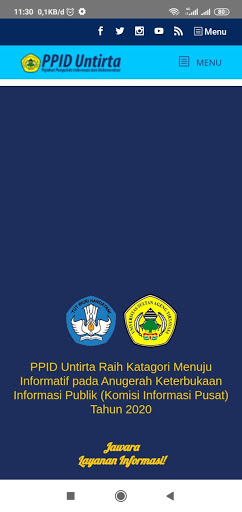 Android application PPID Untirta screenshort