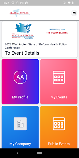 Android application State of Reform screenshort
