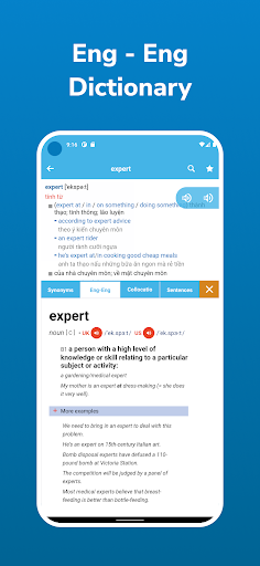 ProDict - Eng Viet Dictionary Screen 3