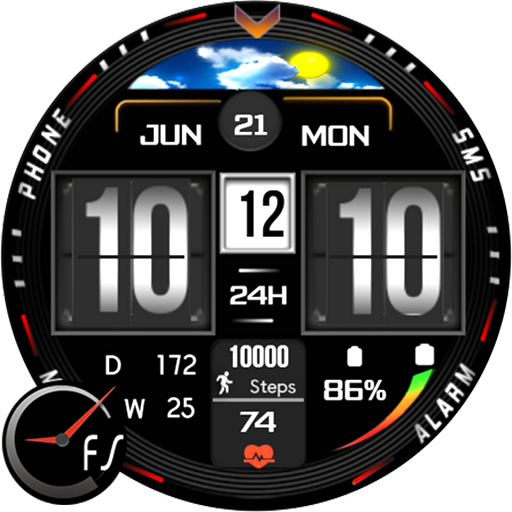 FS-W10 DIGITAL WATCHFACE logo
