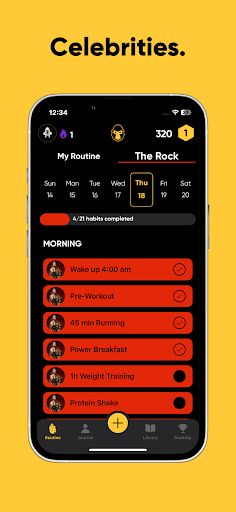 Ooga - Daily Habit Tracker Screen 2