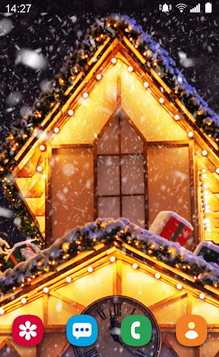 Christmas Night Live Wallpaper Screen 3