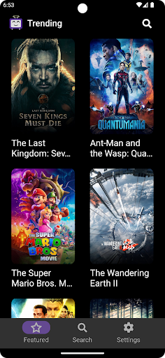 Android application MovieMentor screenshort