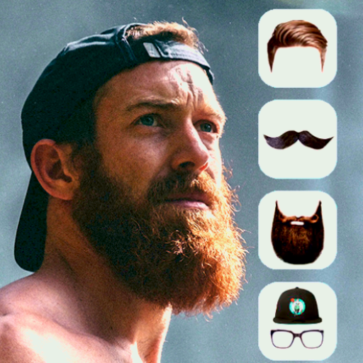 Men Hairstyles Beards Editor Logo