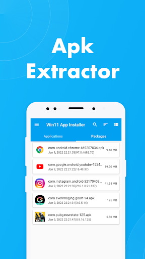 Android application Apk Extractor screenshort