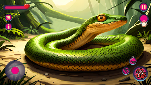 Imágen 5 Wild Snake Anaconda Cobra Game android