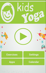 Kinder-Fitness -Täglicher Yoga Screenshot