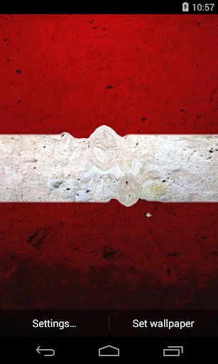 Android application Flag of Latvia Live Wallpaper screenshort