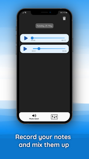 Screenshot of write lyrics & save your ideas