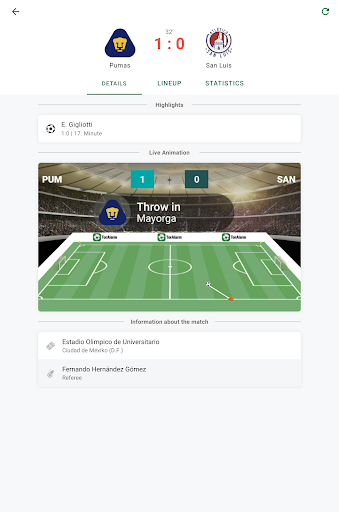 Resultados MX - Football Results and News apktram screenshots 12