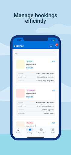 PickApp - Provider Screen 3