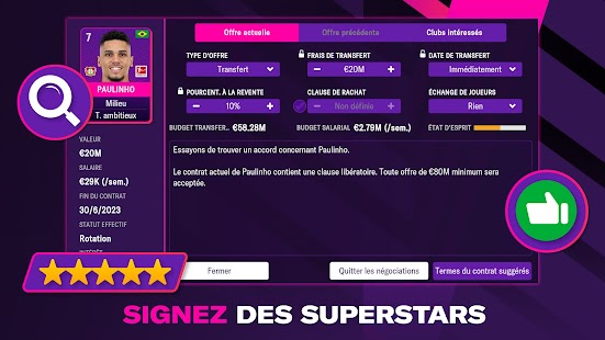 Football Manager 2022 Mobile Capture d'écran