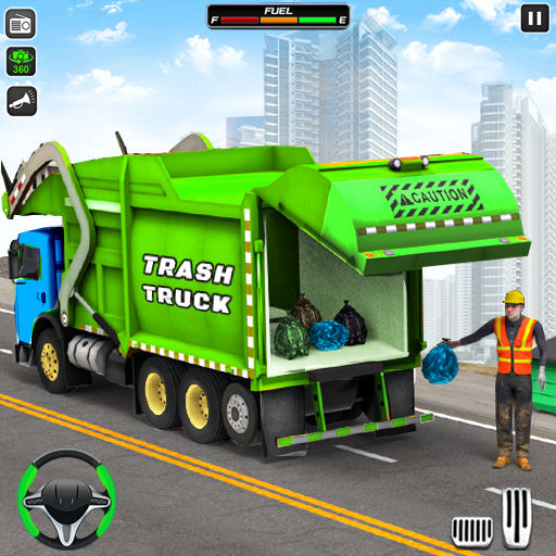 Trash Truck Games Simulator 3D logo