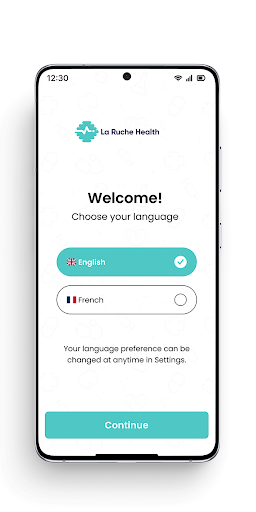 Android application La Ruche Health screenshort