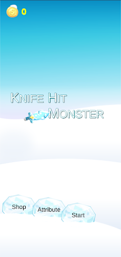 Knife Hit Monster - Screenshot 1