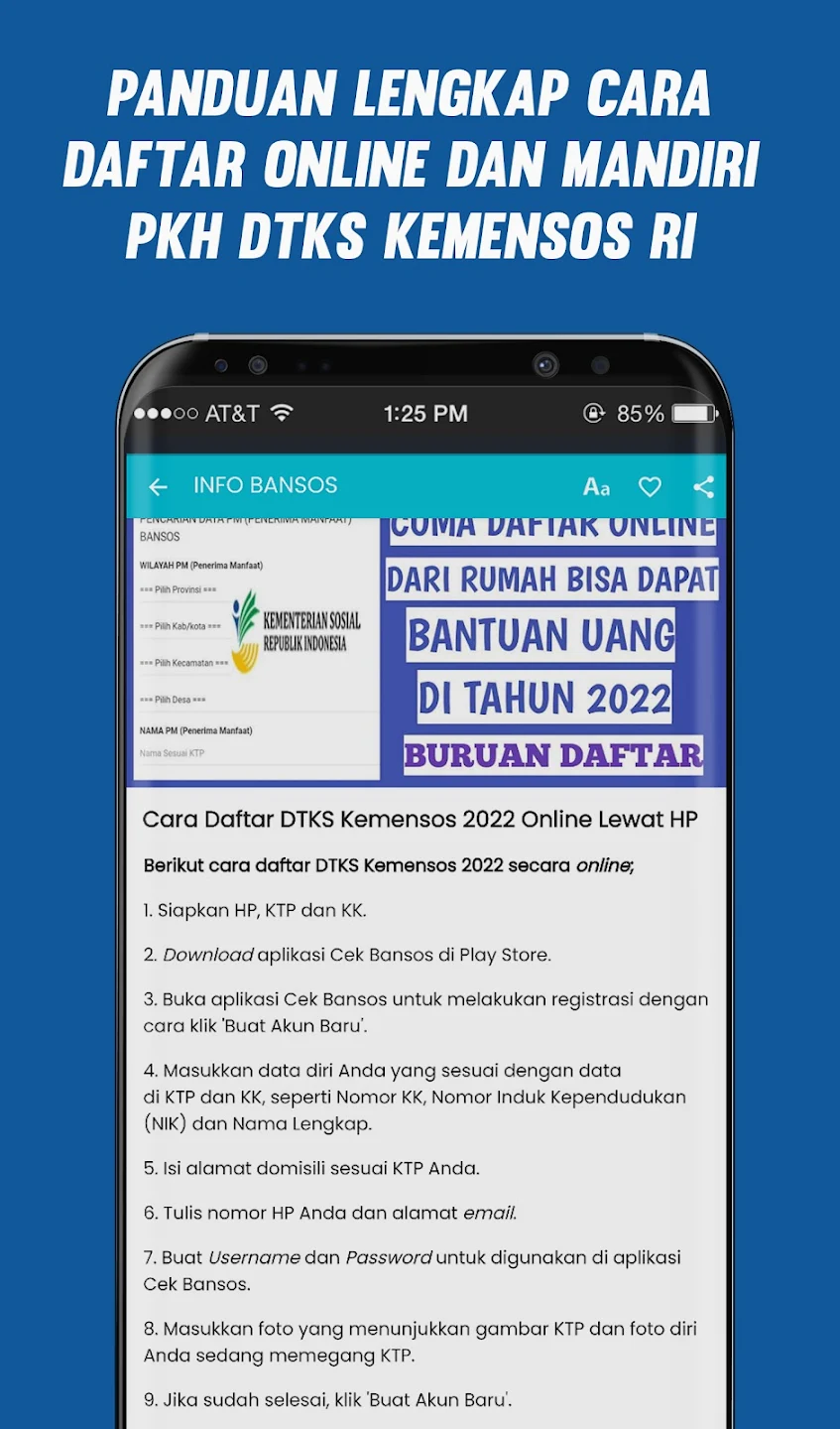 cara daftar PKH Online 2023