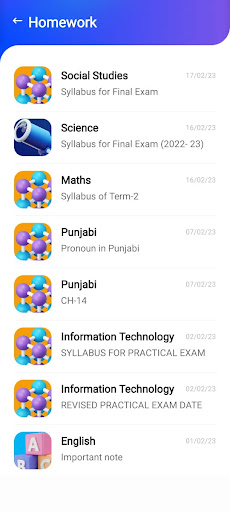 iScuela Parent Screen 3