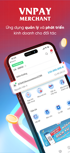 Android application VNPAY Merchant screenshort