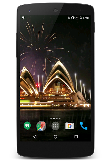 Fireworks Video Live Wallpaper Screen 2