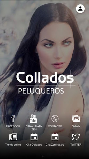 Android application Collados Peluqueros screenshort