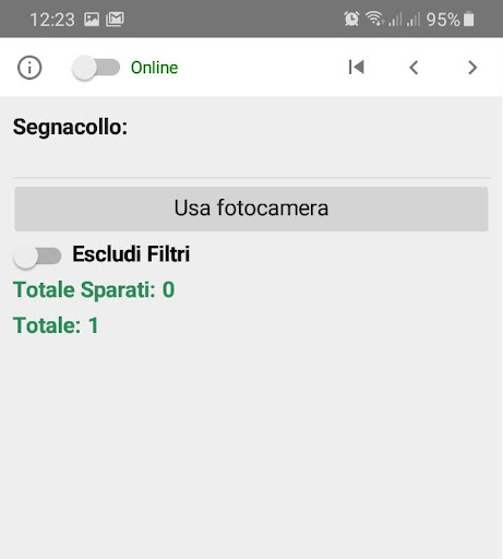 Gestione Magazzino Screen 2