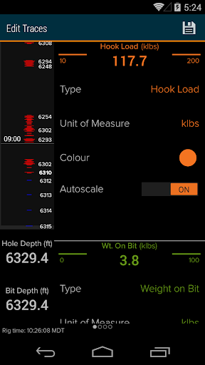 Pason Live Screen 3