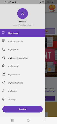 myCareerHand Screen 2