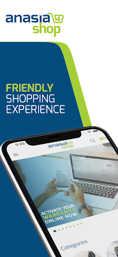 Android application Anasia Shop screenshort