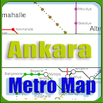 Cover Image of ダウンロード Ankara Metro Map Offline  APK