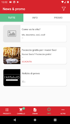 Android application Arteficio screenshort