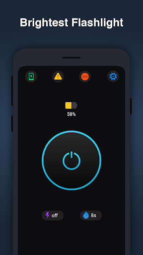 Android application Flashlight : LED torch light screenshort