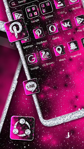 Black Pink Glitter Themes Screen 3