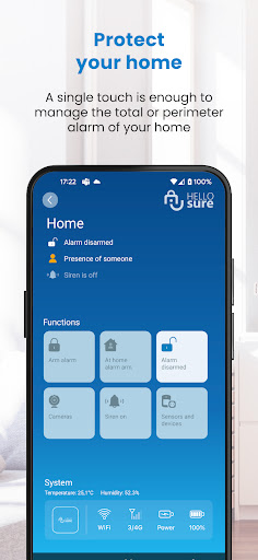Android application Hello Sure screenshort