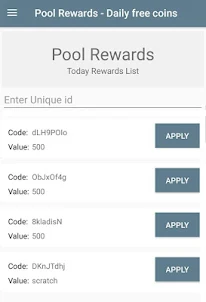 Pool Rewards - Daily Free Coin