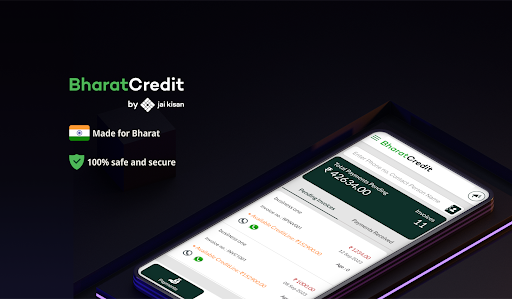 Android application BharatCredit - by Jai Kisan screenshort