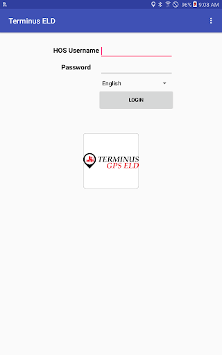 Android application Terminus GPS HOS screenshort