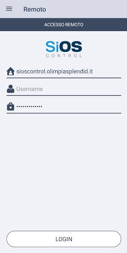Android application Olimpia Splendid SiOS Control screenshort