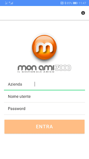 Android application Gestionale Mon Ami 3000 screenshort