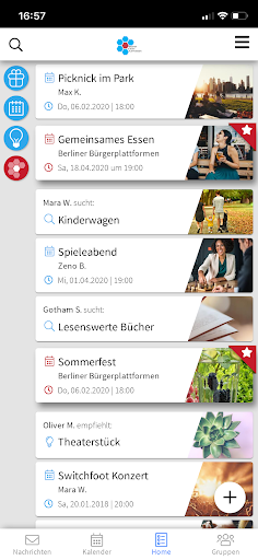 Android application Berliner Bürgerplattformen screenshort