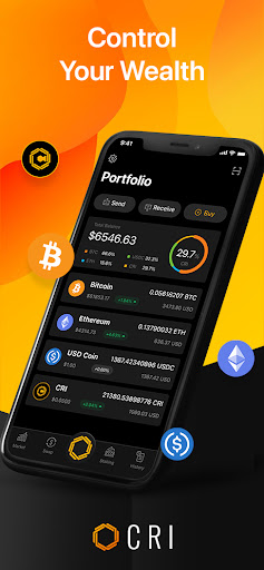 Android application CRI Wallet screenshort