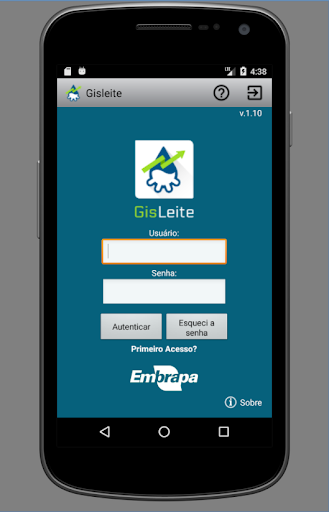 Android application GisleiteApp screenshort