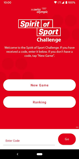 Android application Spirit of Sport Challenge screenshort