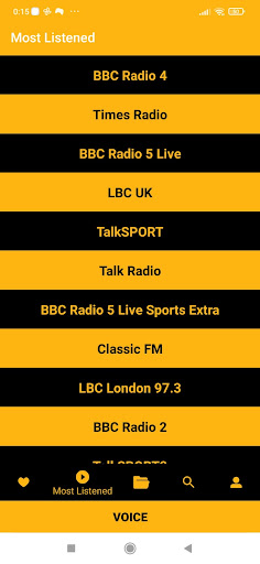 Speech Radio Screen 3