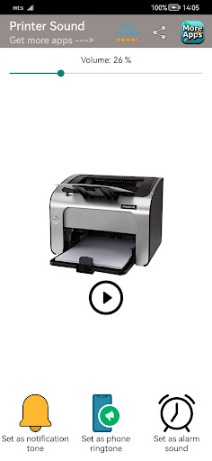 Android application Printer Sound screenshort
