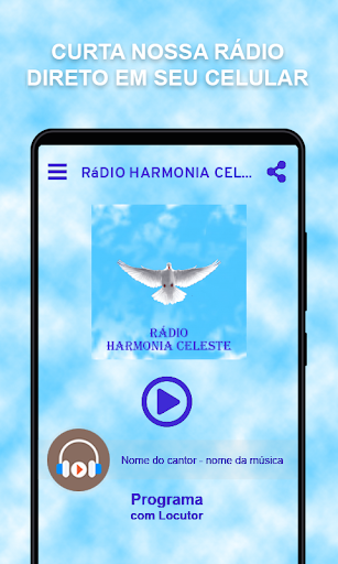 Android application Rádio Harmonia Celeste screenshort