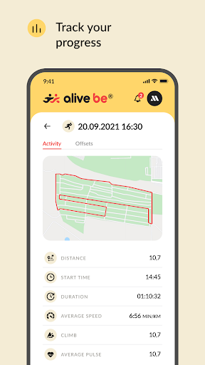 Screenshot of AliveBe